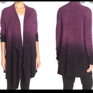 Barefoot Dreams draped front open cardigan size S/M
